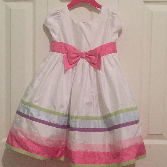 Gymboree Other - Fancy “ribbon” dress by Gymboree 4T
